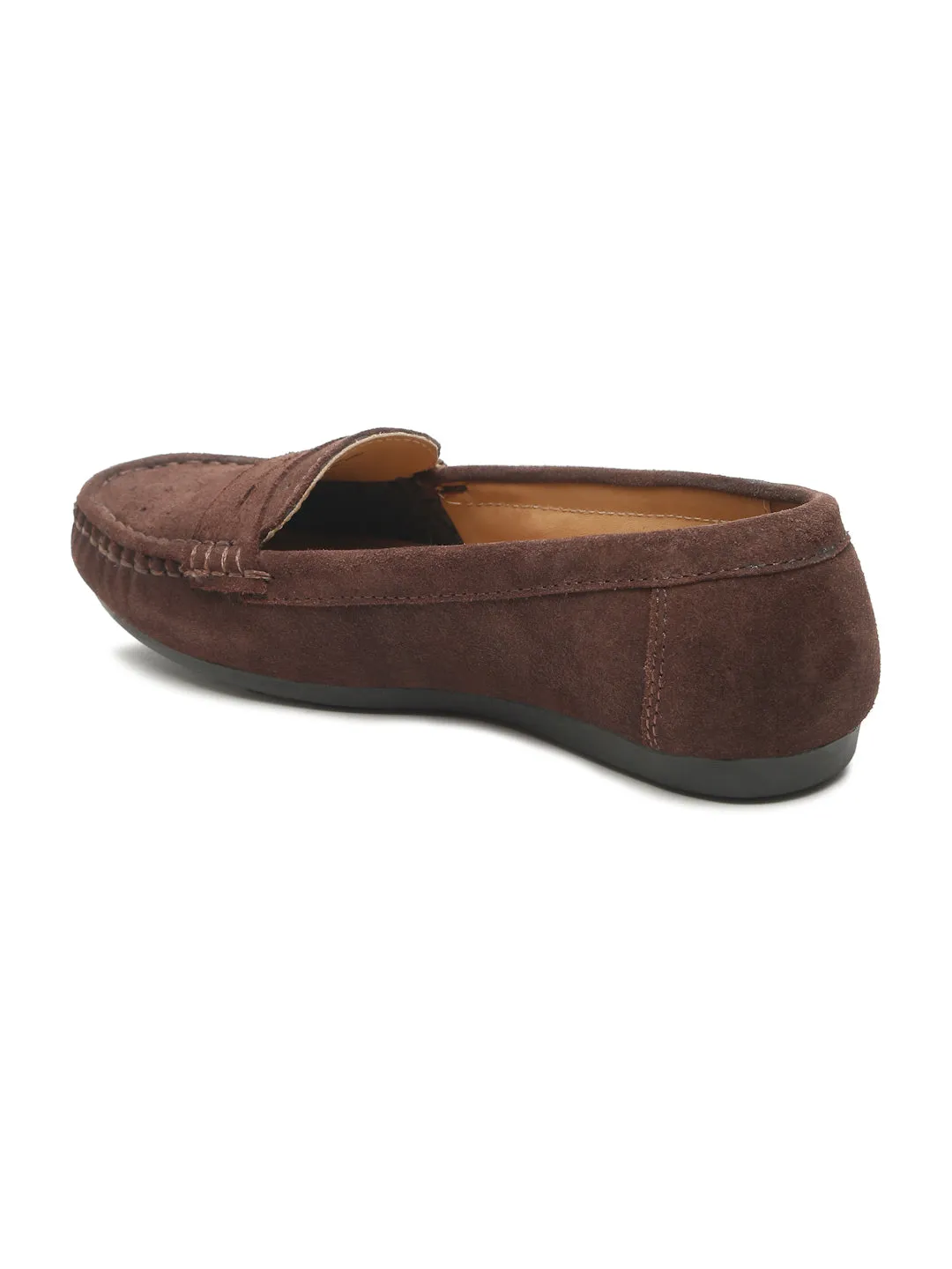 Women  Suede Leather Slip-on Loafers