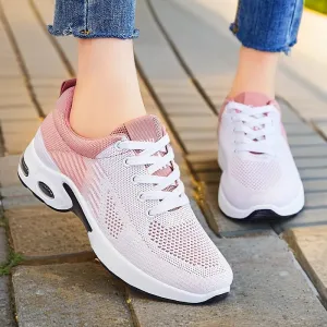 Women's shoes 2024 mesh breathable comfortable sports shoes soft sole lightweight fashion casual shoes